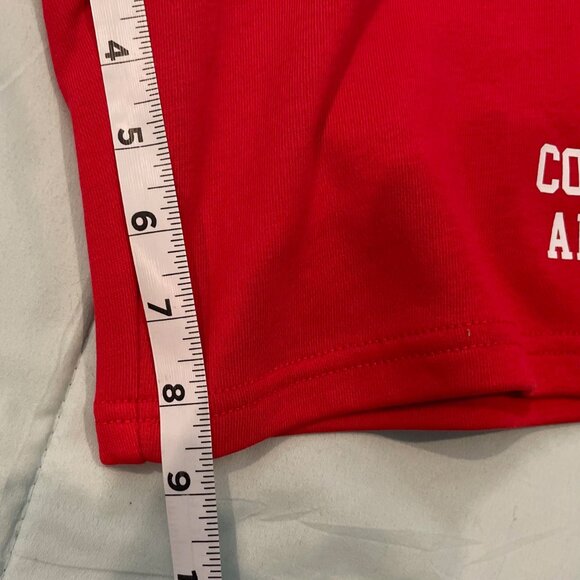 NWT Converse Shorts Red Medium Knit Comfy Casual Athletic Retro Classic $60 NEW - Picture 9 of 9